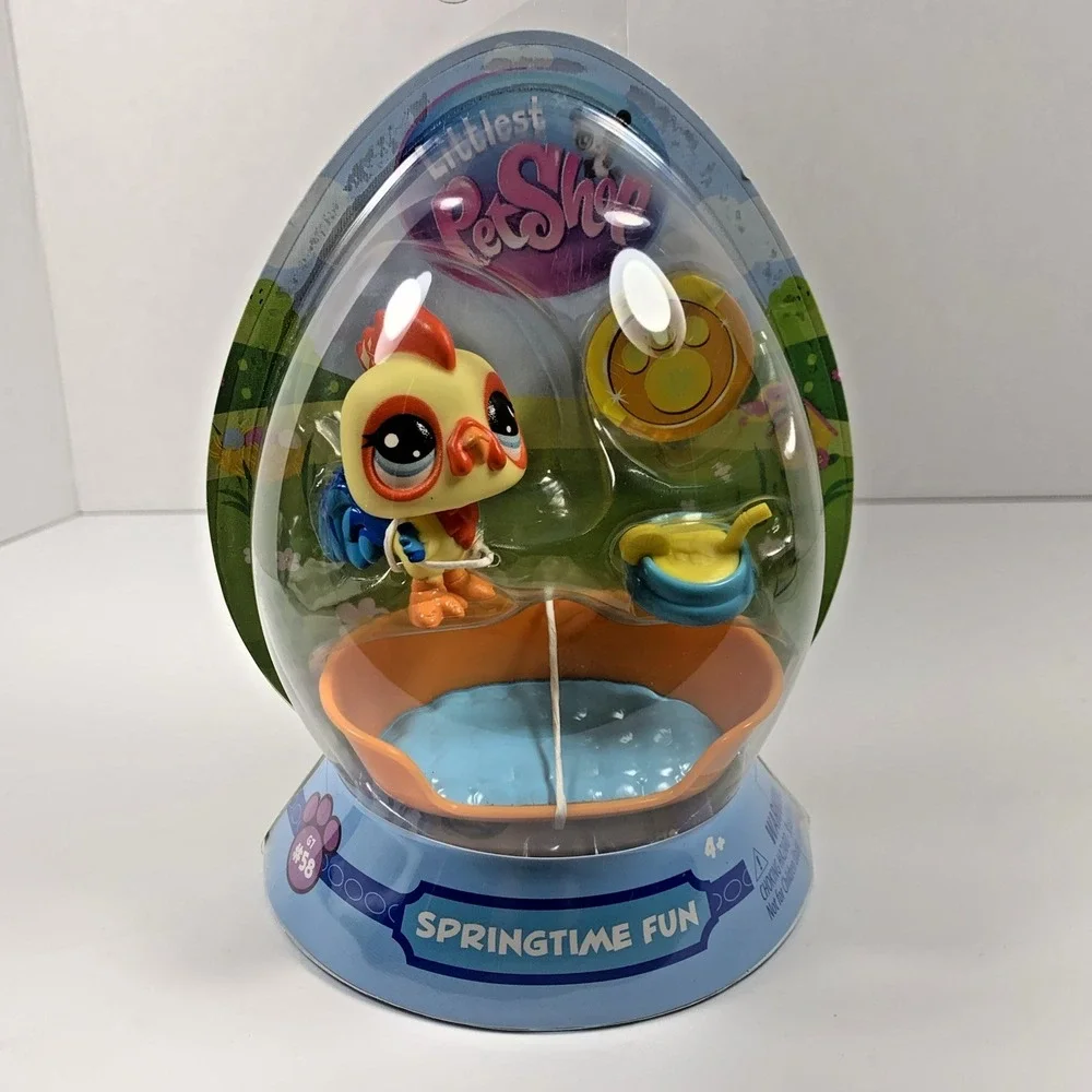 Hasbro Littlest Pet Shop LPS Easter‎ Springtime Fun Set G7 #58 Rooster